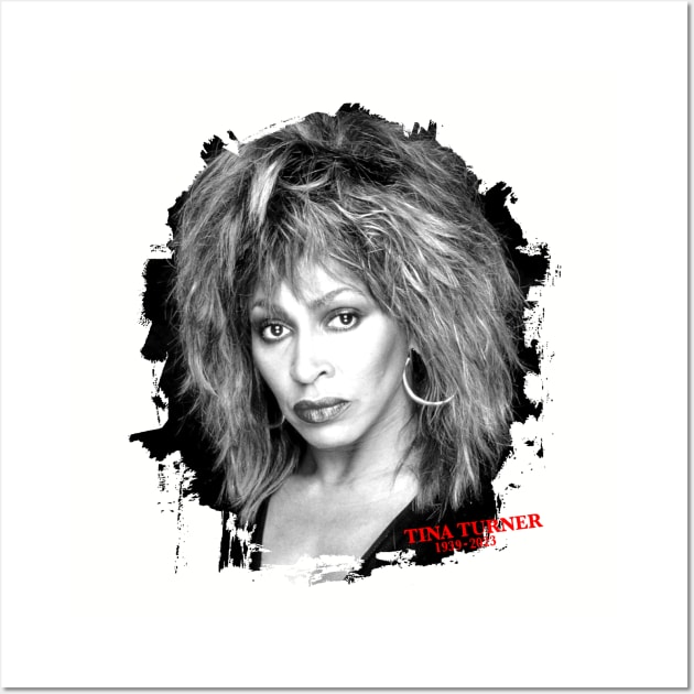 Tina turner 1939 - 2023 Wall Art by ReaggleBlack